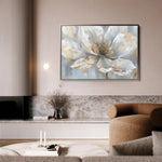 Floral 118 Canvas Art 18" x 24" / 45 x 60 cm / Black