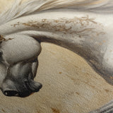 Horses 118 Canvas Art 18" x 24" / 45 x 60 cm / Black