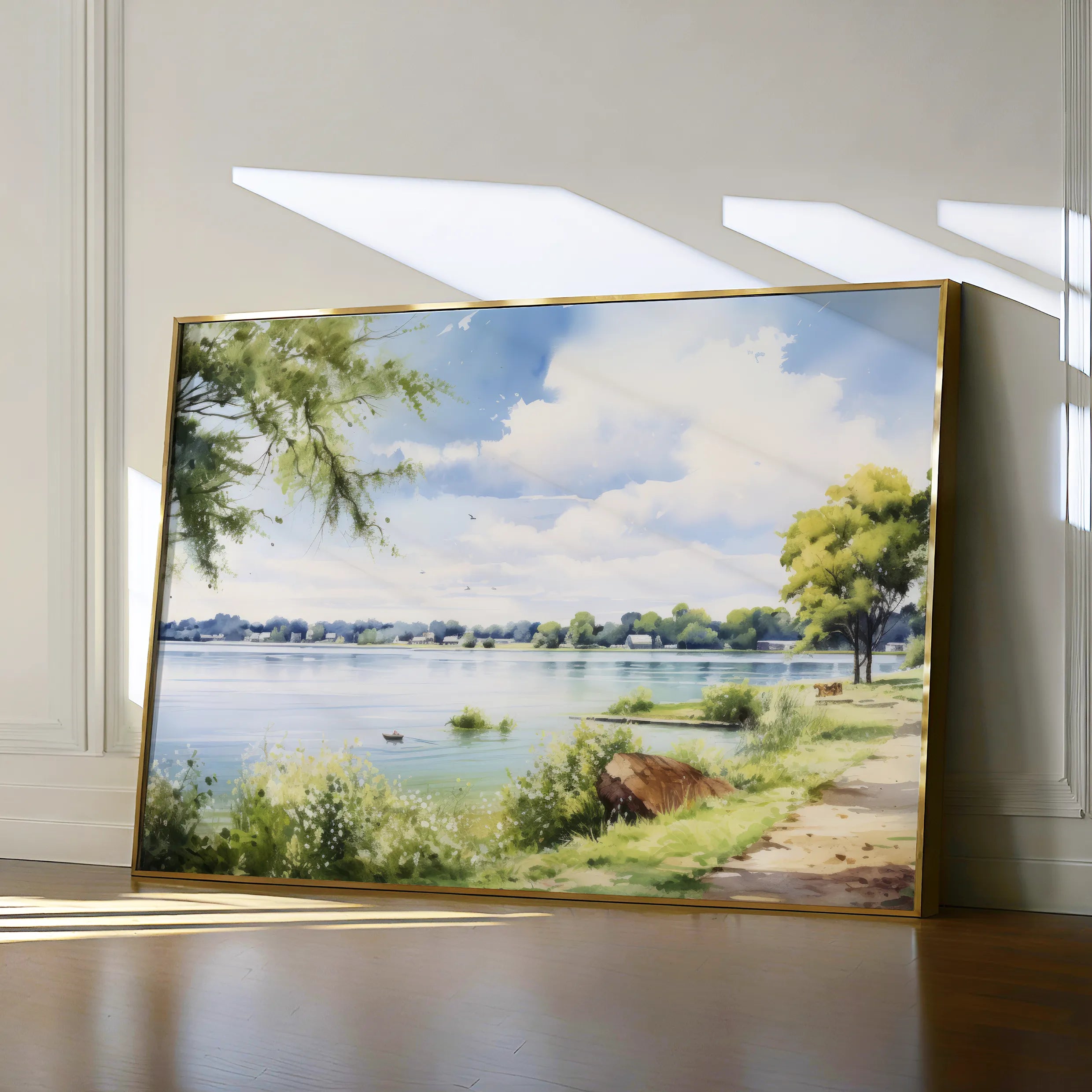 Landscape 118 Canvas Art 18" x 24" / 45 x 60 cm / Black