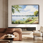 Landscape 118 Canvas Art 18" x 24" / 45 x 60 cm / Black