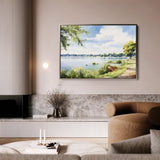 Landscape 118 Canvas Art 18" x 24" / 45 x 60 cm / Black
