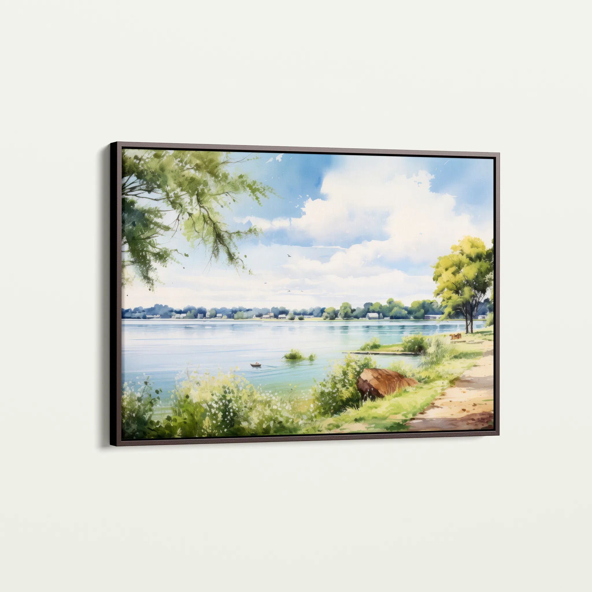 Landscape 118 Canvas Art 18" x 24" / 45 x 60 cm / Black