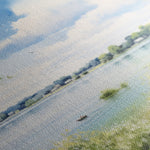 Landscape 118 Canvas Art 18" x 24" / 45 x 60 cm / Black