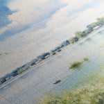 Landscape 118 Canvas Art 60 x 40 cm / Black