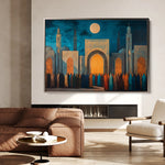 Orientalist 118 Canvas Art 18" x 24" / 45 x 60 cm / Black
