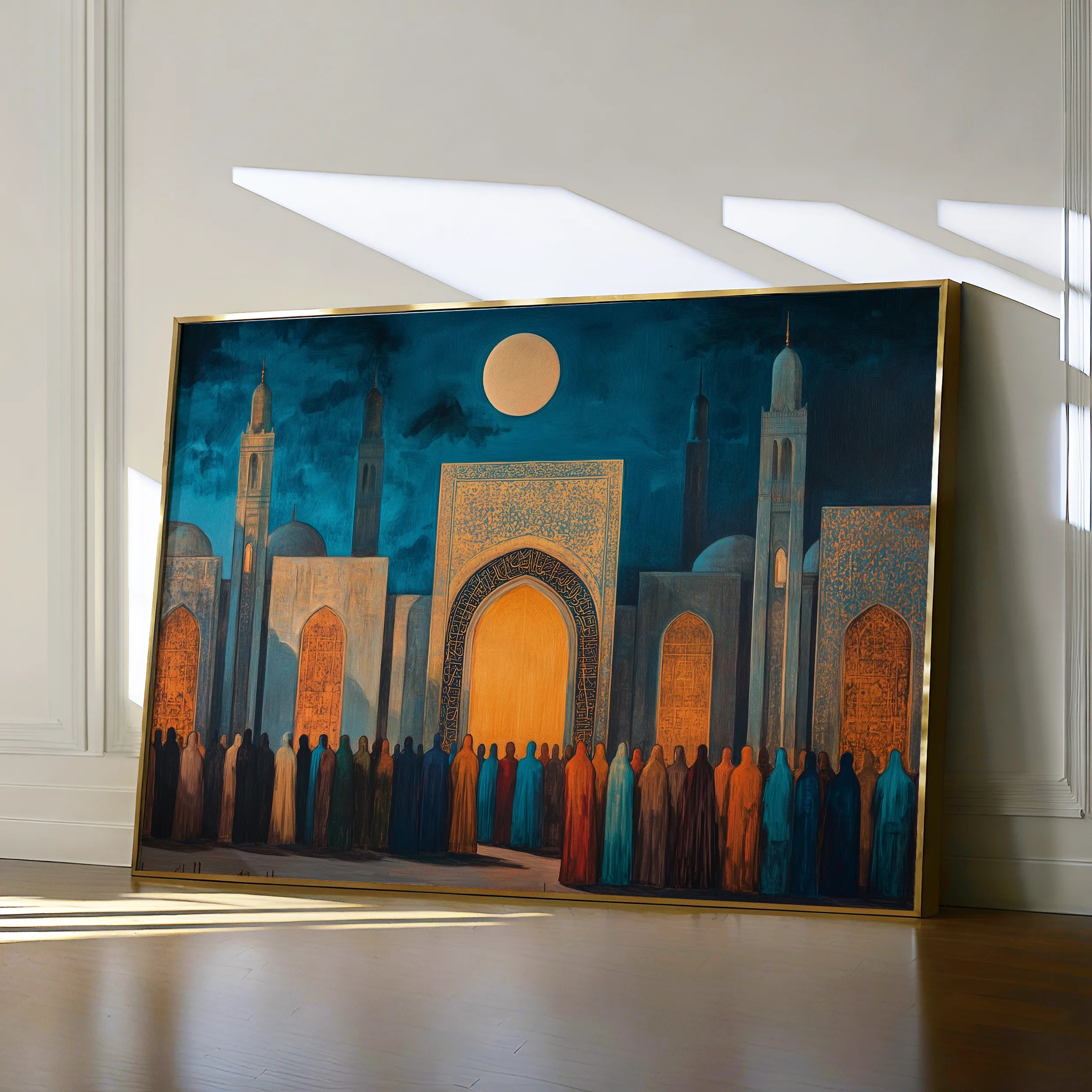 Orientalist 118 Canvas Art 18" x 24" / 45 x 60 cm / Black