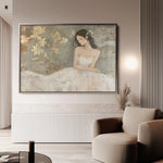 Portrait 118 Canvas Art 18" x 24" / 45 x 60 cm / Black