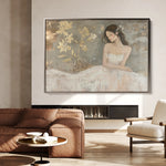 Portrait 118 Canvas Art 18" x 24" / 45 x 60 cm / Black