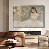 Portrait 118 Canvas Art 18" x 24" / 45 x 60 cm / Black