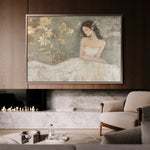 Portrait 118 Canvas Art 18" x 24" / 45 x 60 cm / Black