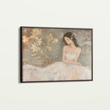Portrait 118 Canvas Art 18" x 24" / 45 x 60 cm / Black