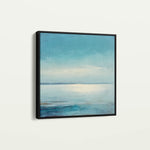 Abstract 1180 Canvas Art 16" x 16" / 40 x 40 cm / Black