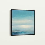 Abstract 1180 Canvas Art 16" x 16" / 40 x 40 cm / Black