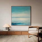 Abstract 1180 Canvas Art 60 x 60 cm / Black