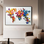 Floral 1180 Canvas Art 18" x 24" / 45 x 60 cm / Black