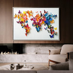 Floral 1180 Canvas Art 18" x 24" / 45 x 60 cm / Black