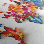 Floral 1180 Canvas Art 18" x 24" / 45 x 60 cm / Black