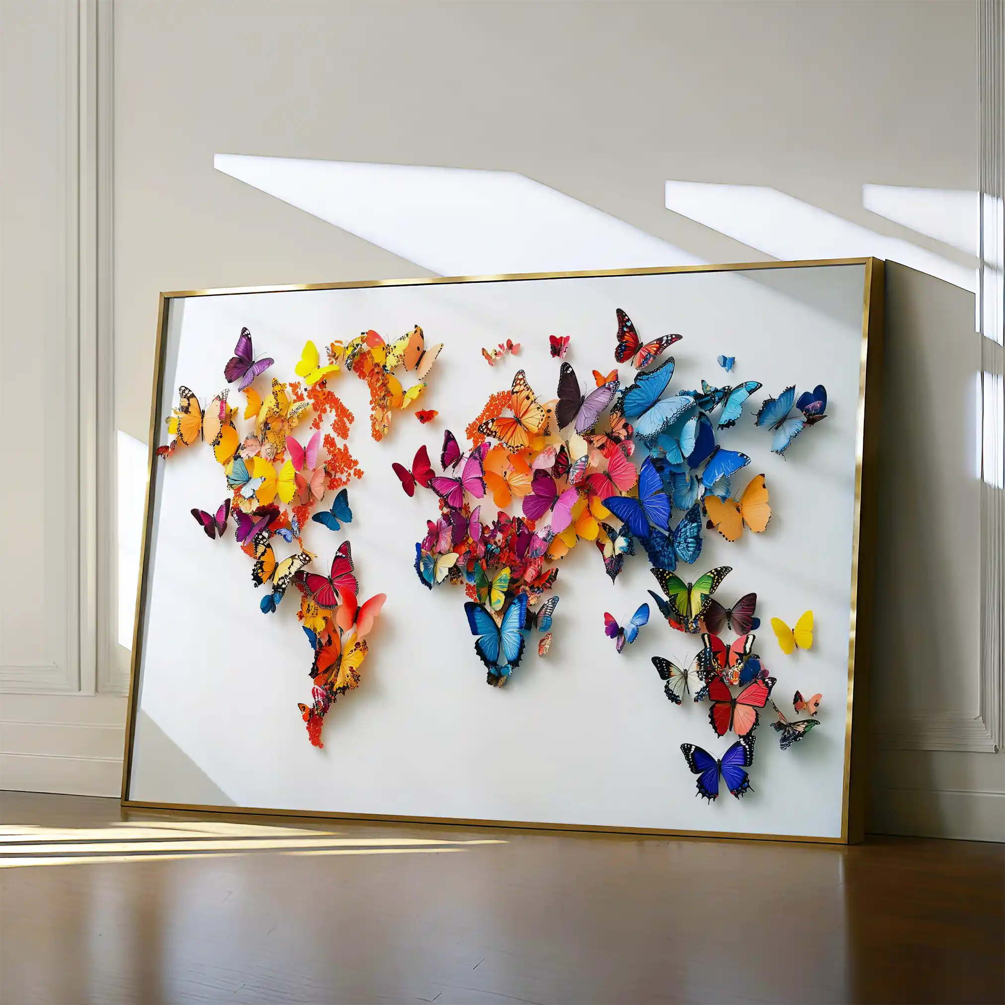 Floral 1180 Canvas Art 60 x 40 cm / Black