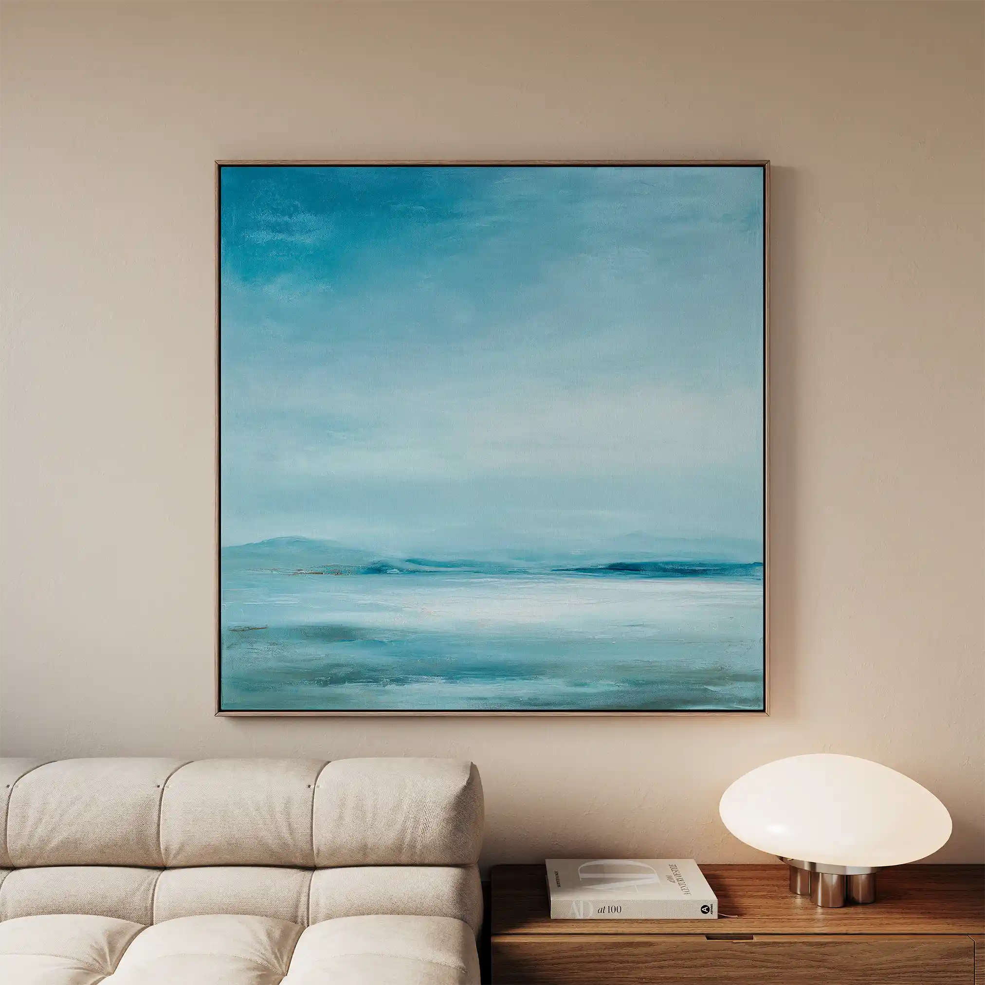 Abstract 1181 Canvas Art 60 x 60 cm / Black