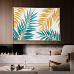 Floral 1181 Canvas Art 18" x 24" / 45 x 60 cm / Black