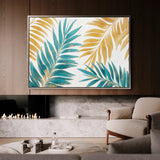 Floral 1181 Canvas Art 18" x 24" / 45 x 60 cm / Black