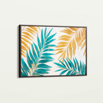 Floral 1181 Canvas Art 18" x 24" / 45 x 60 cm / Black