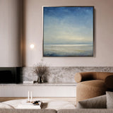 Abstract 1182 Canvas Art 16" x 16" / 40 x 40 cm / Black