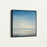 Abstract 1182 Canvas Art 16" x 16" / 40 x 40 cm / Black