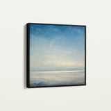 Abstract 1182 Canvas Art 16" x 16" / 40 x 40 cm / Black