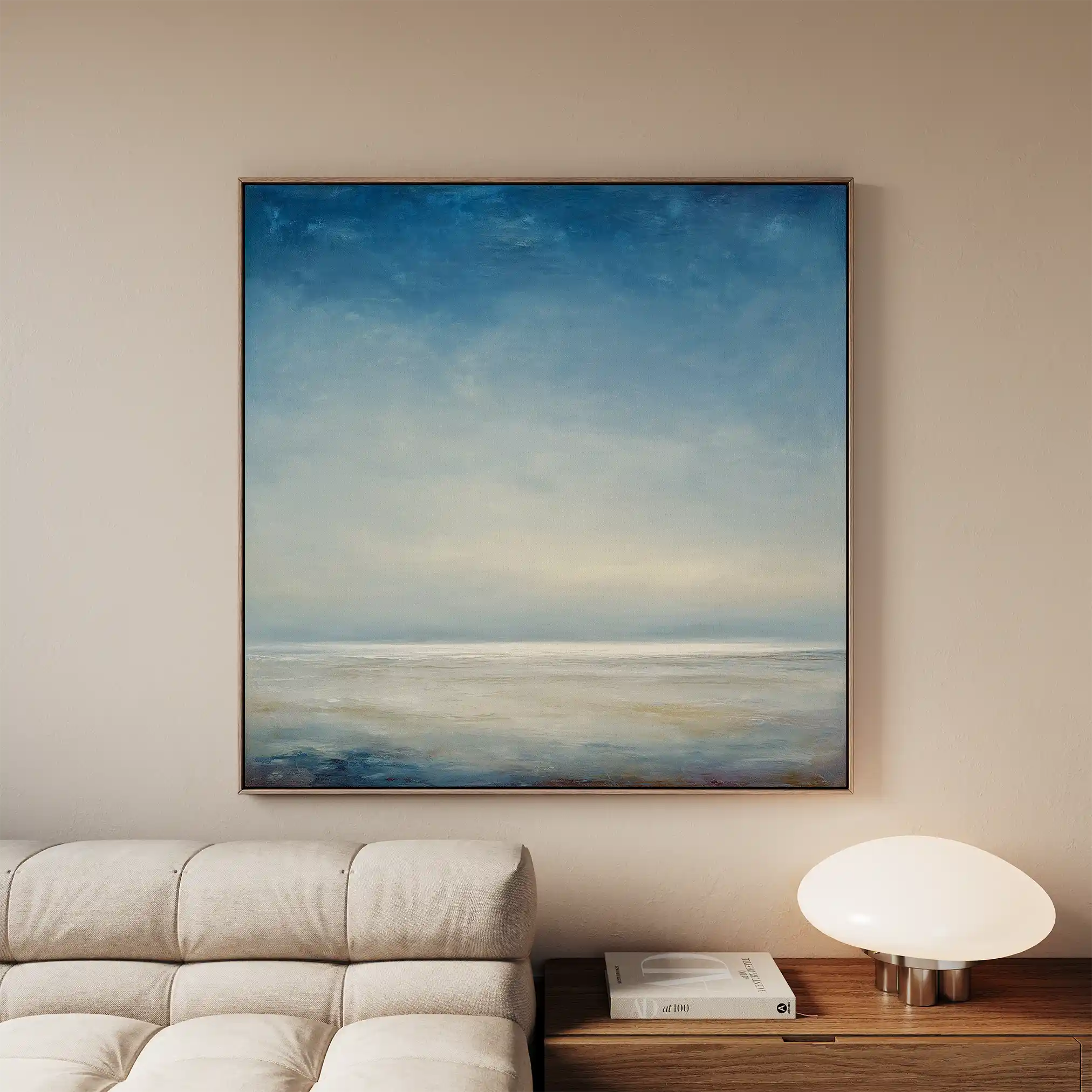 Abstract 1182 Canvas Art 60 x 60 cm / Black