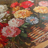 Floral 1182 Canvas Art 18" x 24" / 45 x 60 cm / Black