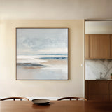 Abstract 1183 Canvas Art 16" x 16" / 40 x 40 cm / Black