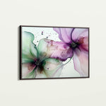 Floral 1183 Canvas Art 18" x 24" / 45 x 60 cm / Black