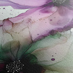 Floral 1183 Canvas Art 18" x 24" / 45 x 60 cm / Black