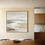 Abstract 1184 Canvas Art 16" x 16" / 40 x 40 cm / Black
