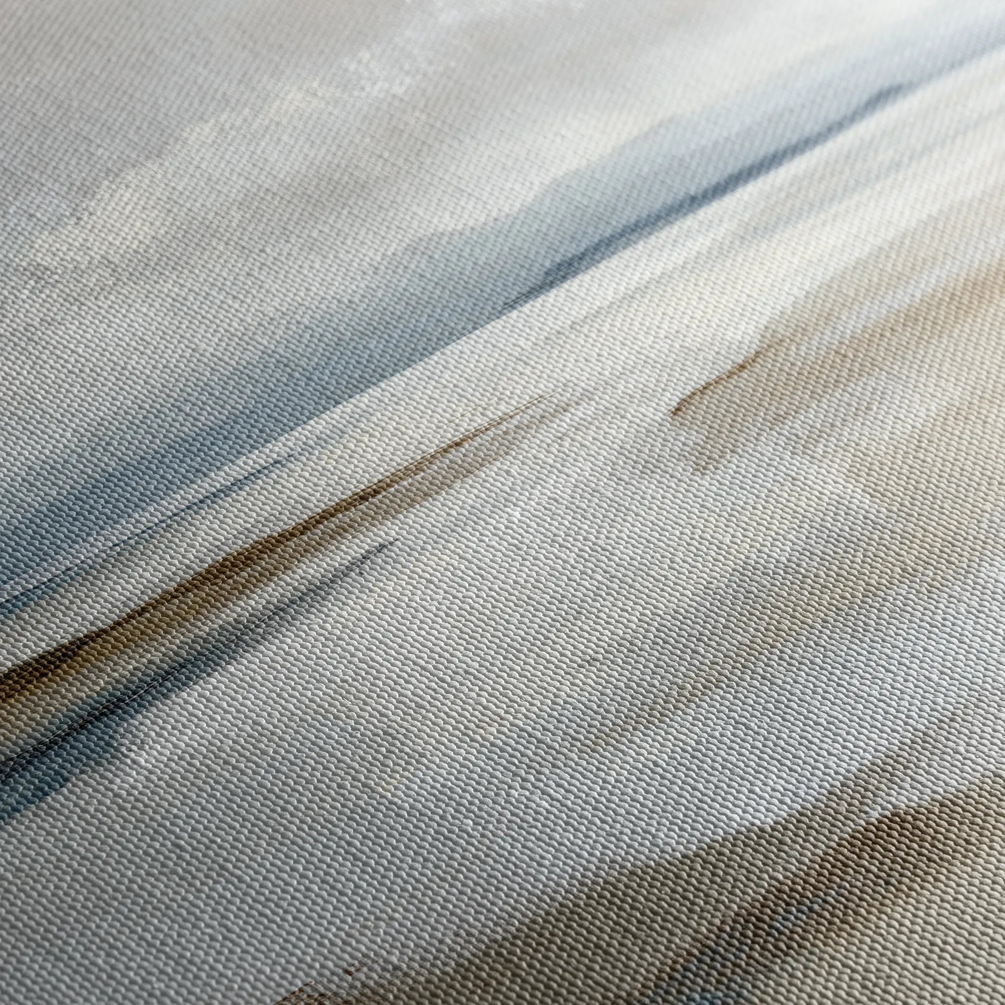 Abstract 1184 Canvas Art 16" x 16" / 40 x 40 cm / Black