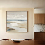 Abstract 1184 Canvas Art 60 x 60 cm / Black