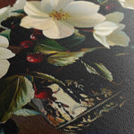 Floral 1184 Canvas Art 60 x 40 cm / Black
