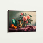 Floral 1186 Canvas Art 18" x 24" / 45 x 60 cm / Black