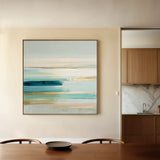 Abstract 1187 Canvas Art 16" x 16" / 40 x 40 cm / Black