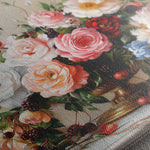 Floral 1187 Canvas Art 18" x 24" / 45 x 60 cm / Black