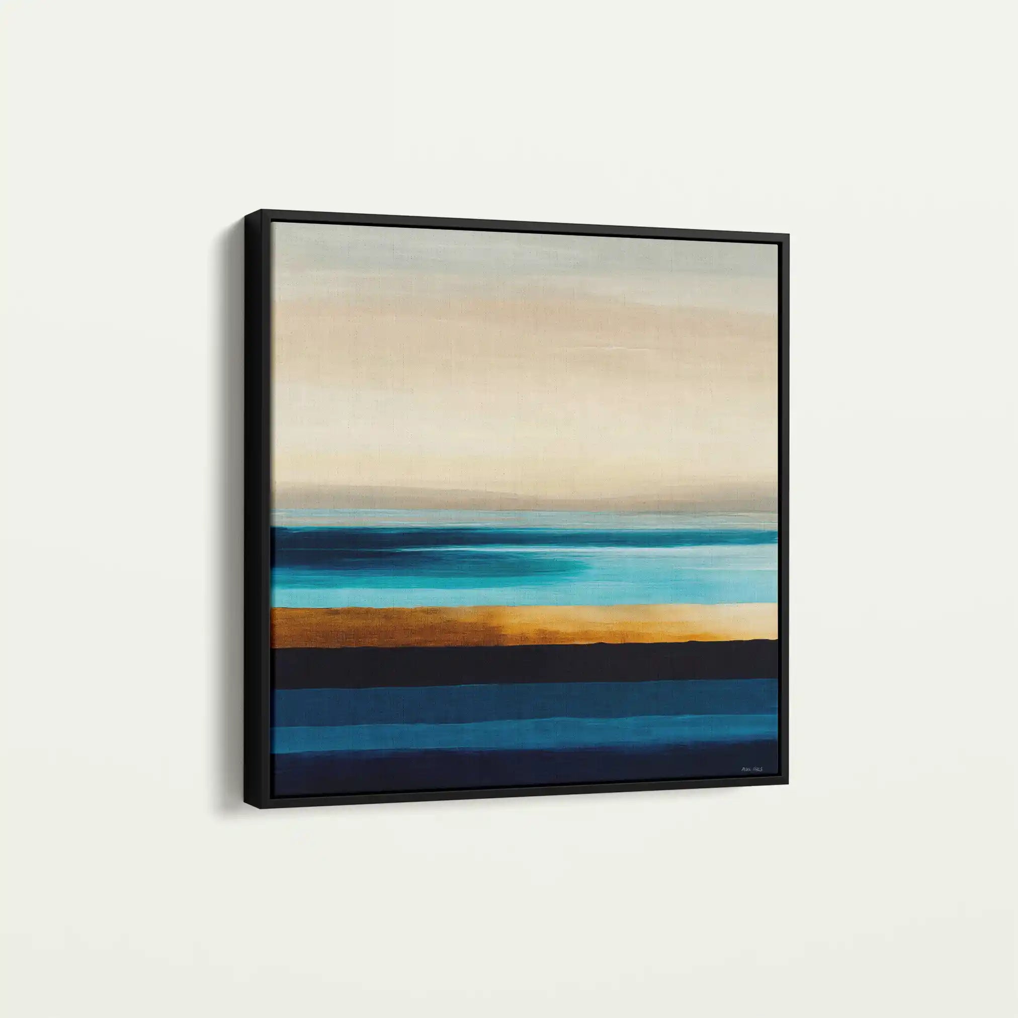 Abstract 1188 Canvas Art 60 x 60 cm / Black