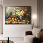Floral 1188 Canvas Art 18" x 24" / 45 x 60 cm / Black