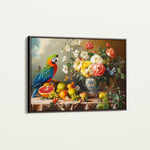 Floral 1188 Canvas Art 18" x 24" / 45 x 60 cm / Black
