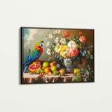 Floral 1188 Canvas Art 18" x 24" / 45 x 60 cm / Black