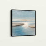 Abstract 1189 Canvas Art 16" x 16" / 40 x 40 cm / Black