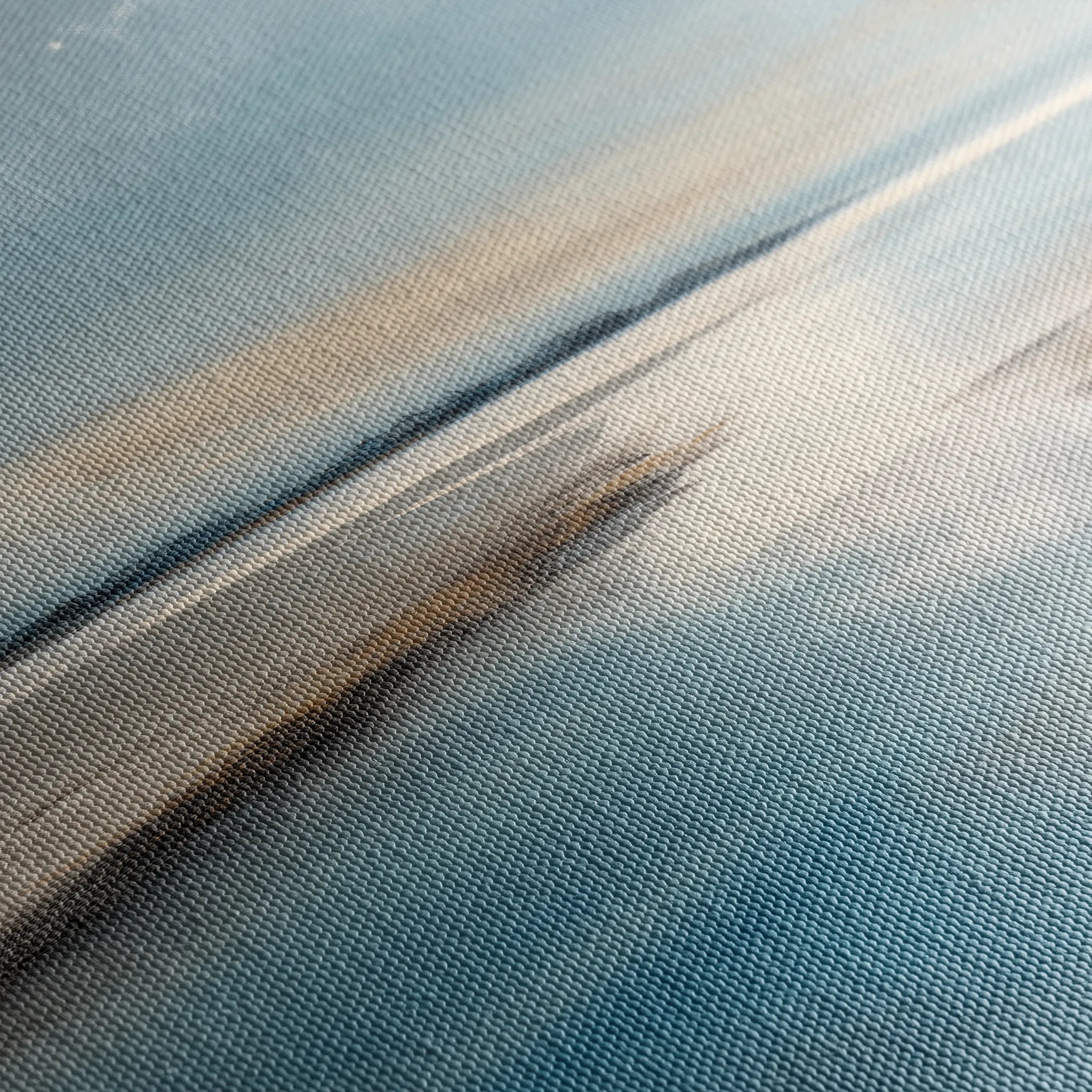 Abstract 1189 Canvas Art 16" x 16" / 40 x 40 cm / Black