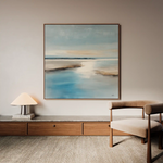 Abstract 1189 Canvas Art 60 x 60 cm / Black