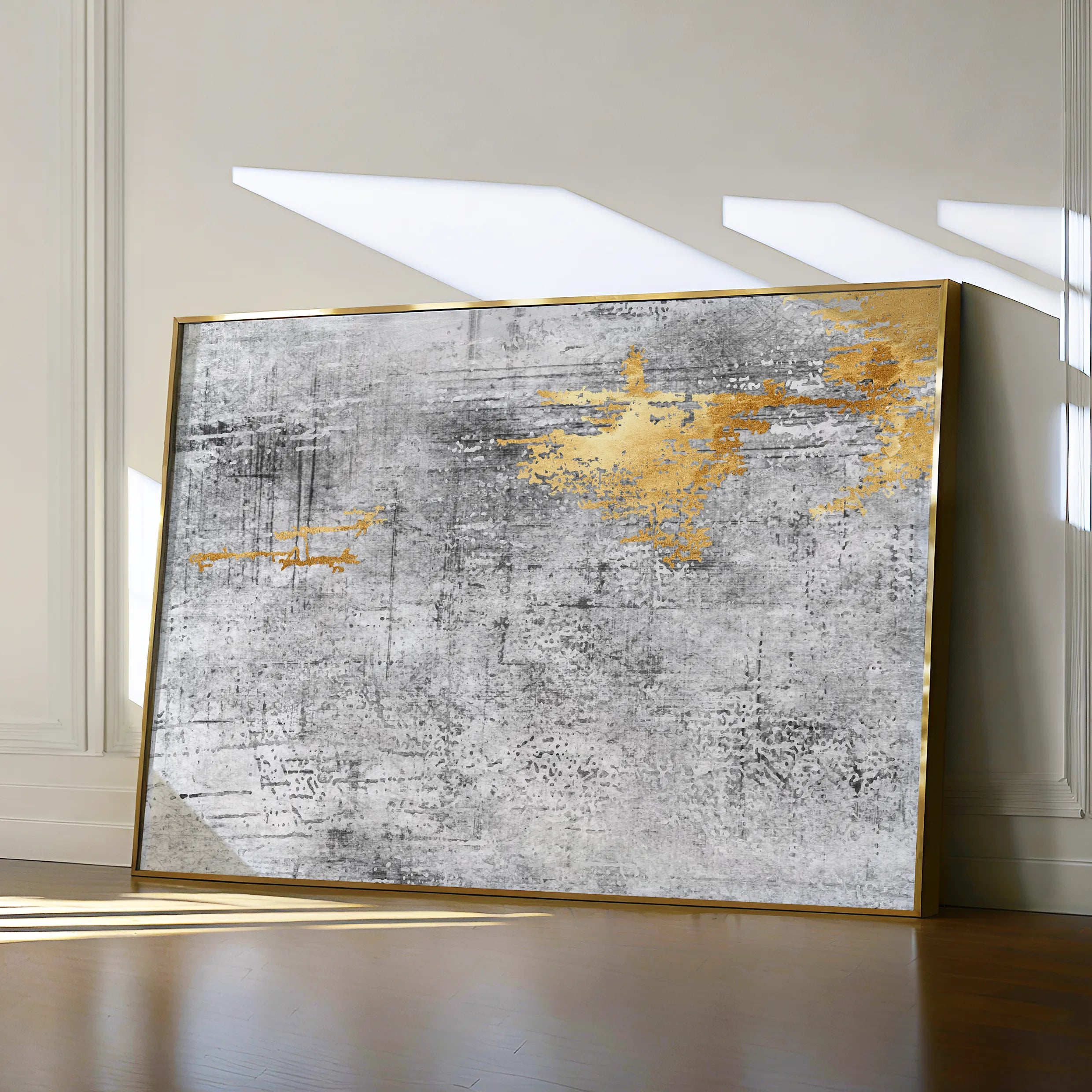 Abstract 119 Canvas Art 18" x 24" / 45 x 60 cm / Black