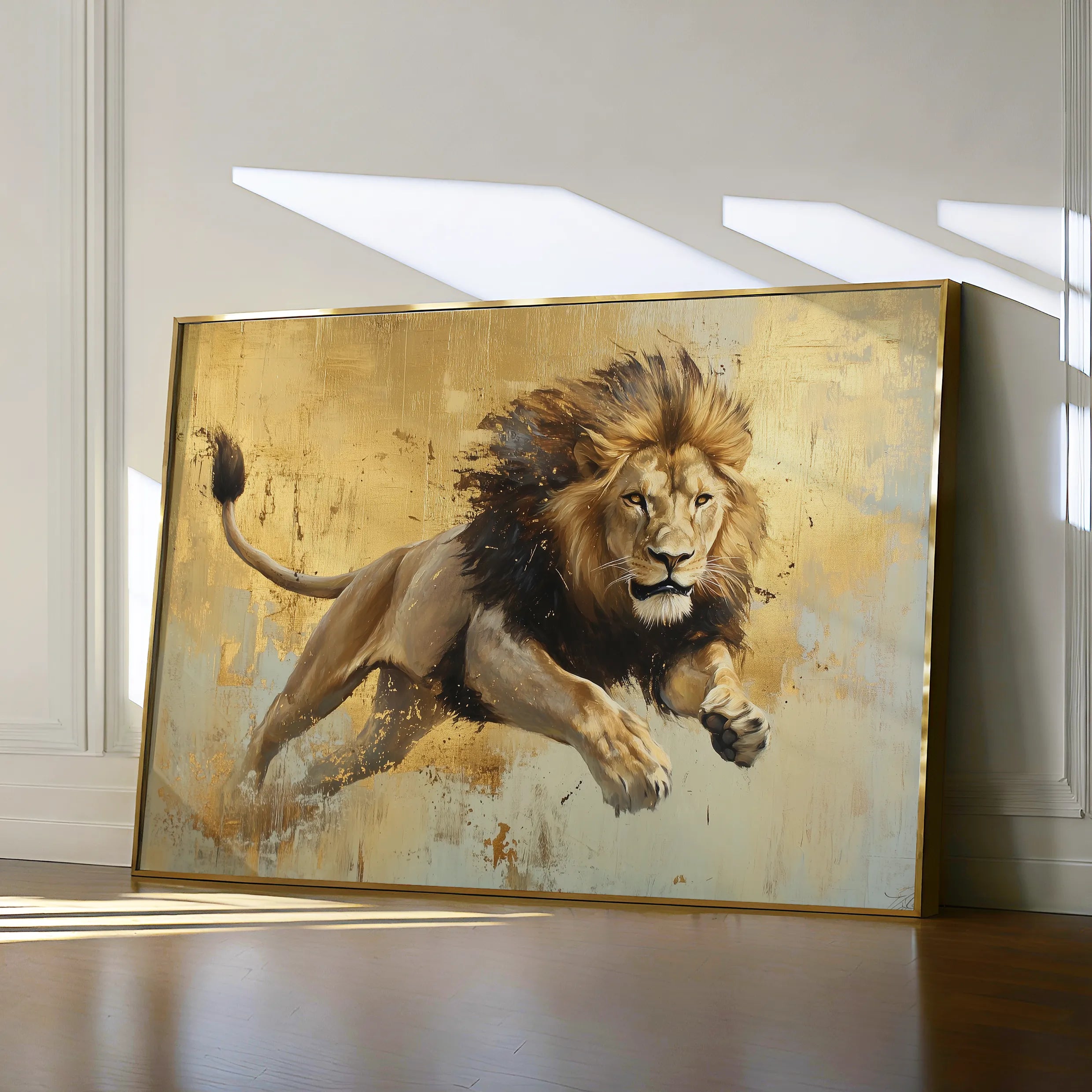 Animals 119 Canvas Art 18" x 24" / 45 x 60 cm / Black